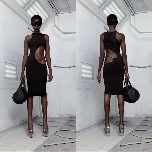 Prix Sora Midi Cutout Dress 